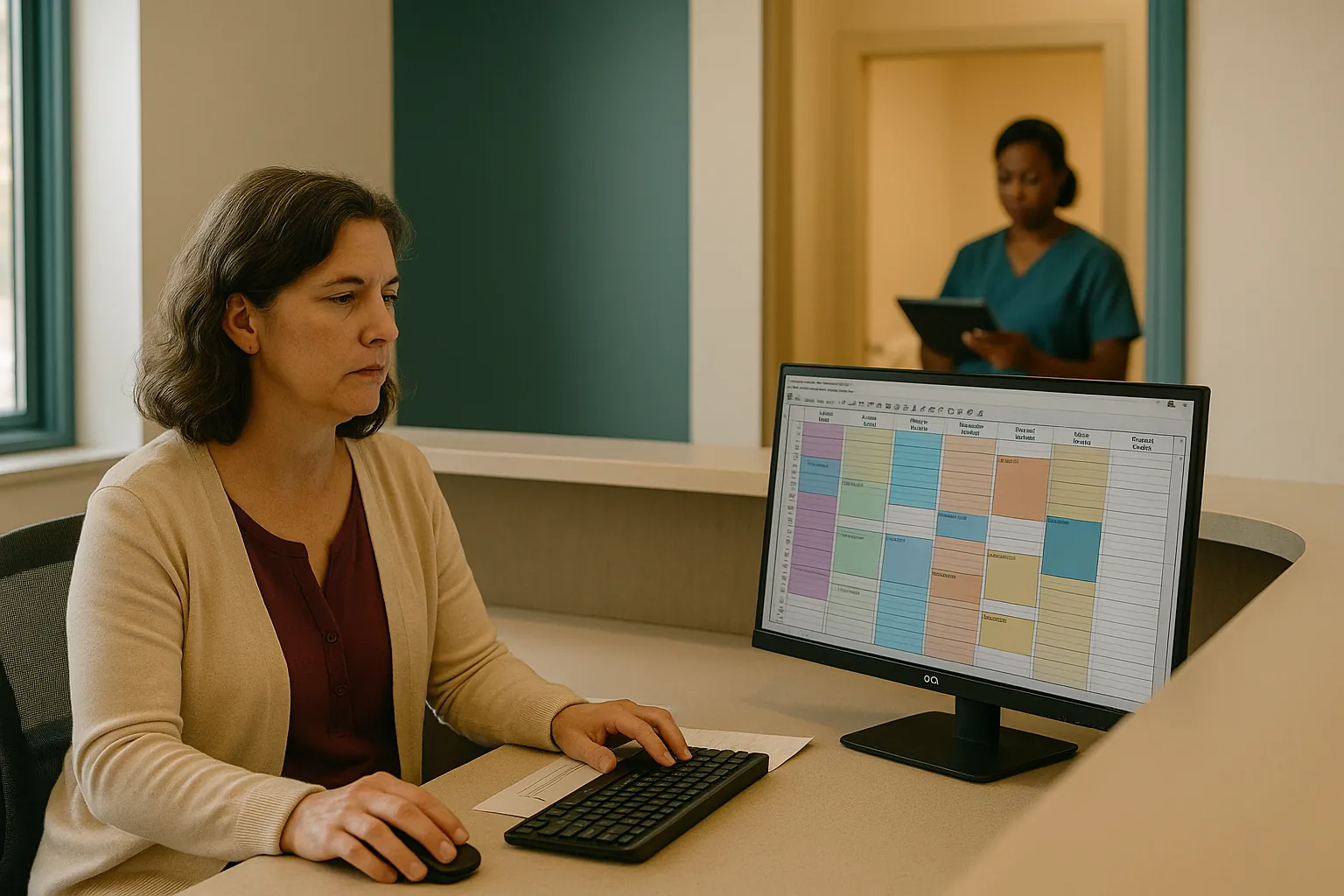 A medical and dental practice consult room, the work Magister Digital measures in scheduled consults.